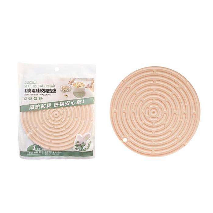 圆形硅胶隔热垫