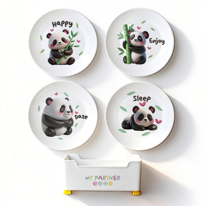 萌宝圆盘(八个盘子加托座九件套)