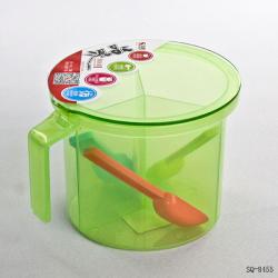 简约圆形三格调味盒