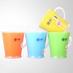 小号多彩双层口杯(220