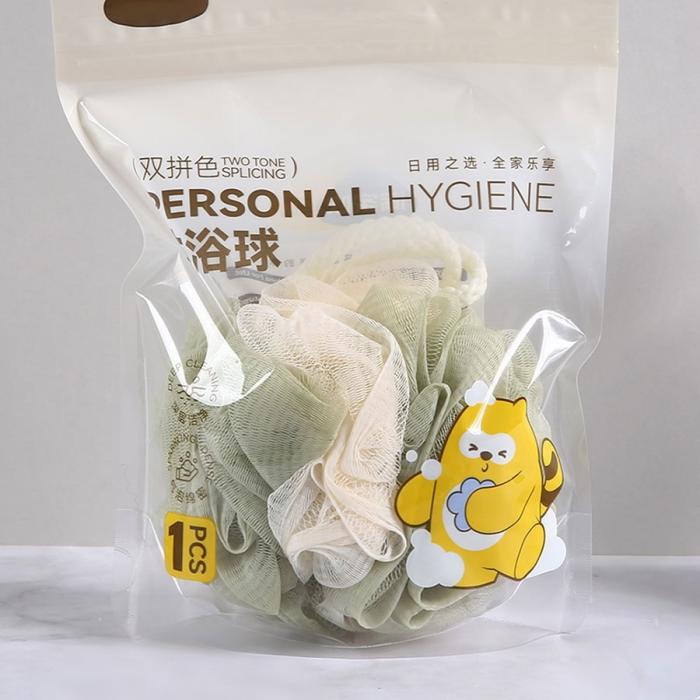双色时尚沐浴花(12个/