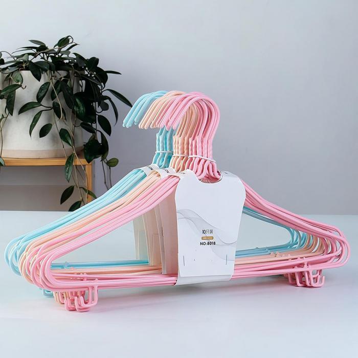 浸塑衣架42cm10个/把
