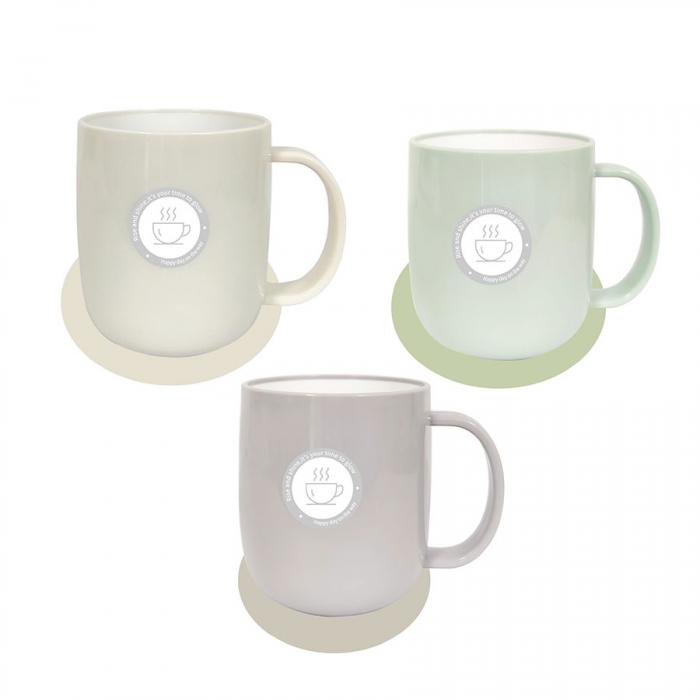 时尚双色口杯(400ml)