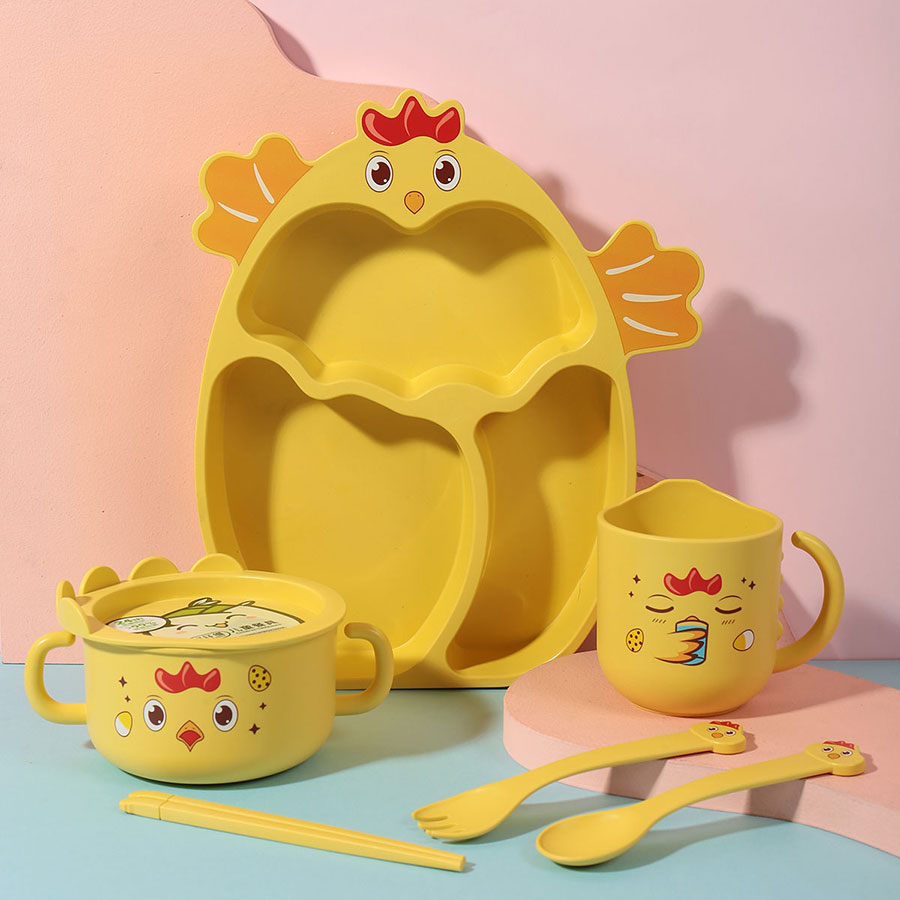 小萌鸡儿童餐具/套装