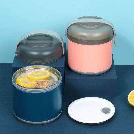 碗盖式保温不锈钢饭盒单层800ml