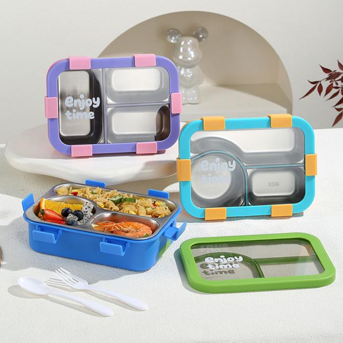 星樂便当盒不锈钢款 下单可选(三格700ml)/(