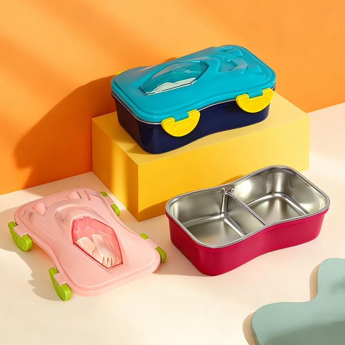 跑车不锈钢饭盒(800ML)