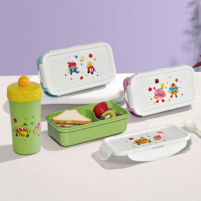 二格套装饭盒(饭盒450ml+水杯400ML)