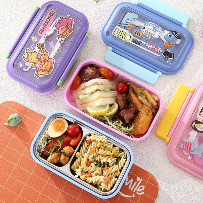 星樂卡通便当盒PP款800ml/不锈钢款500ml