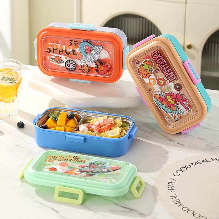 星樂卡通便当盒PP款780ml/不锈钢款500ml