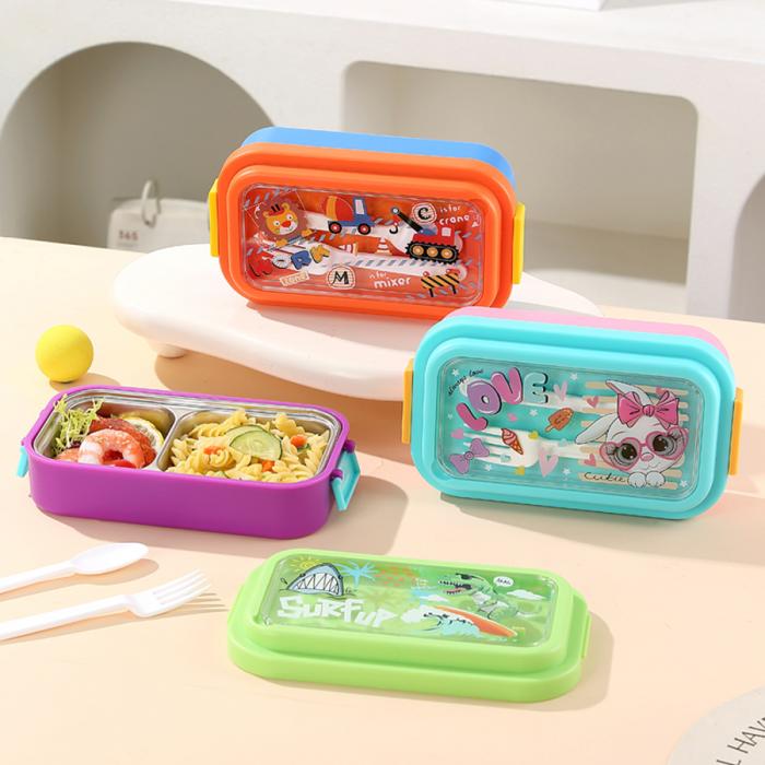 星樂卡通便当盒PP款750ml/不锈钢款500ml