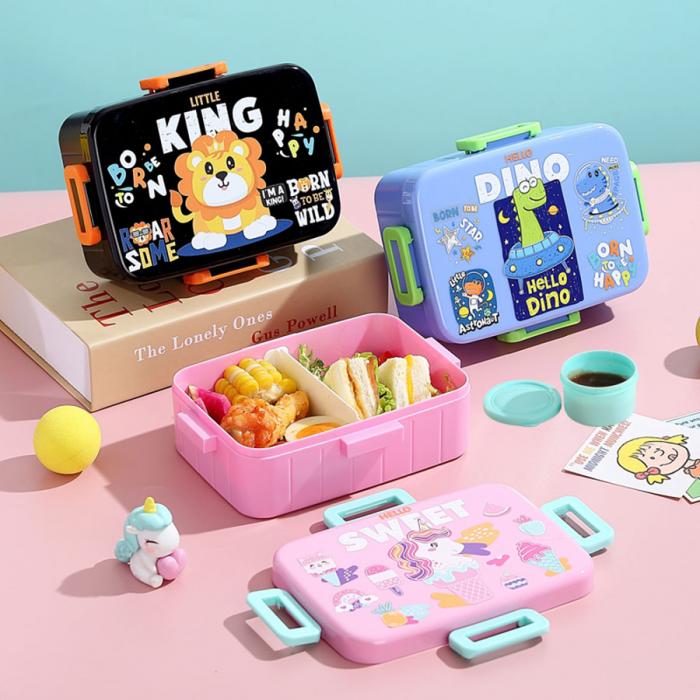 卡通方扣密封餐