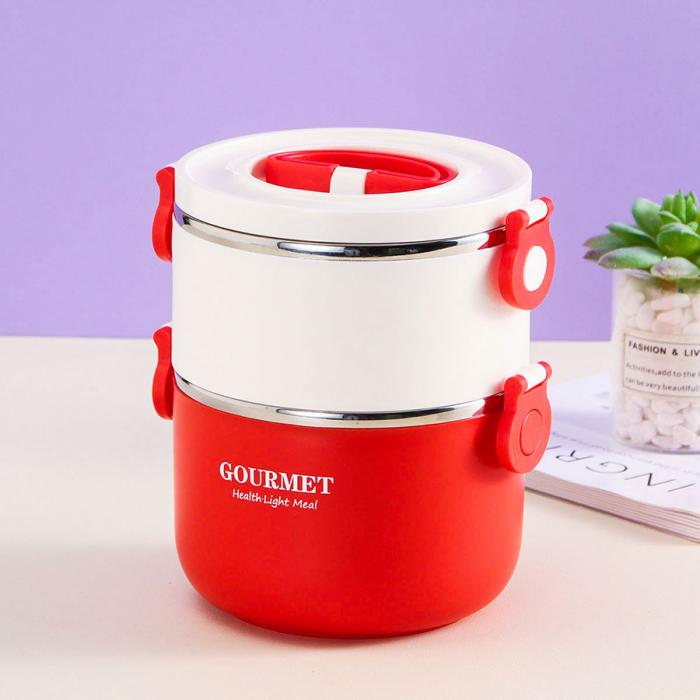 双层不锈钢餐盒
